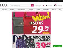 Tablet Screenshot of ellastore.com.br